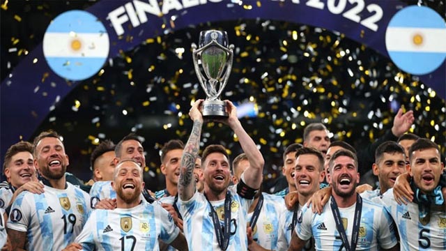 Messi stars as Argentina outclass Italy to win 'Finalissima'