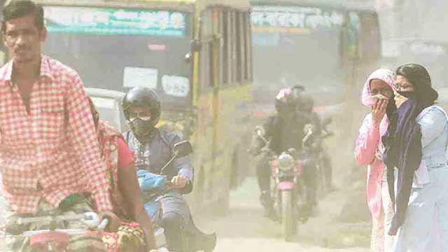 Dhaka air 2nd most polluted in the world this morning