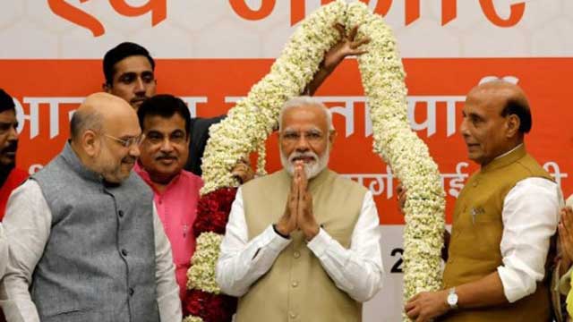 BJP alliance ahead in more than 300 seats