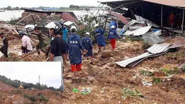 Deadly landslide kills 21 villagers in Myanmar
