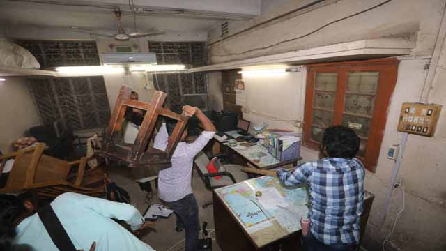 দৈনিক সংগ্রাম পত্রিকা অফিসে হামলা, ভাঙচুর