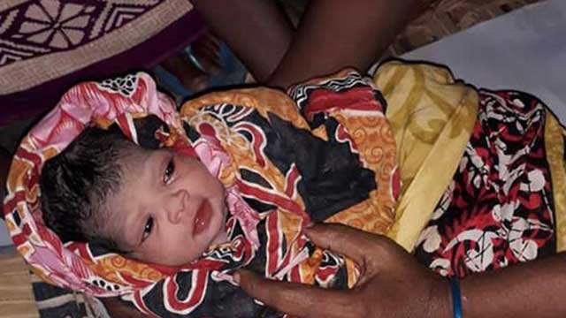 Baby girl born at Khulna cyclone shelter named ‘Bulbuli’