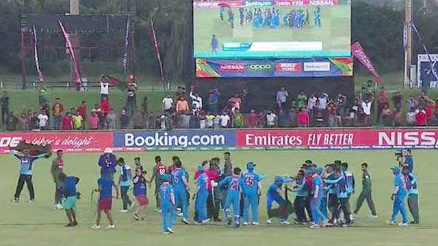 বাংলাদেশ-ভারত ফাইনালে হাতাহাতি, ৫ ক্রিকেটার নিষিদ্ধ