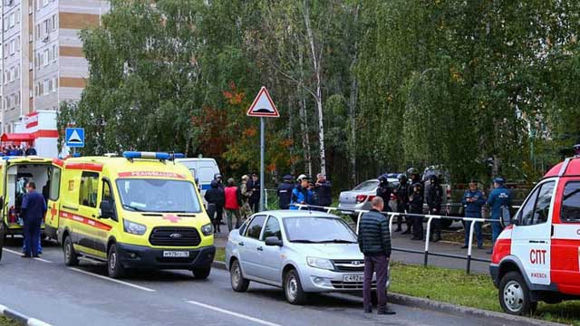 13 killed in Russia school shooting