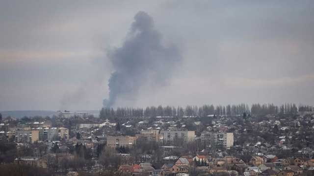 Russian forces strike across Ukraine, hitting power system