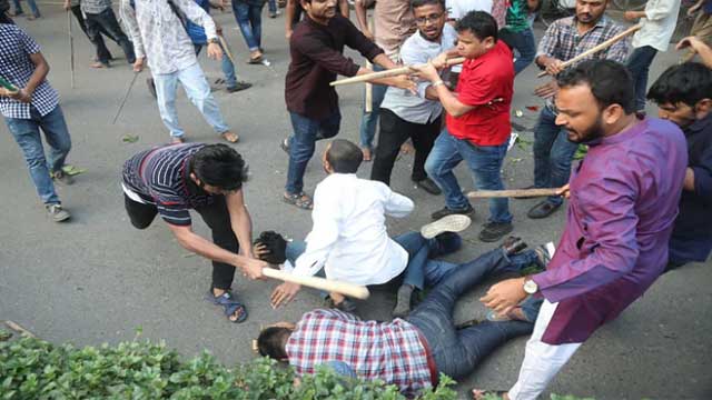 BCL attack on JCD activists leaves 15 injured on DU campus