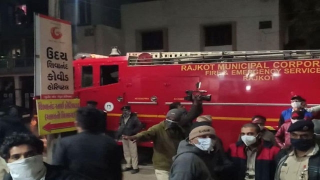 Hospital fire in India's Gujarat kills 5 Covid-19 patients