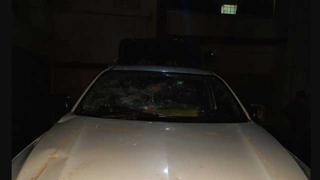 Sherpur UNO escapes unhurt in attack, car damaged