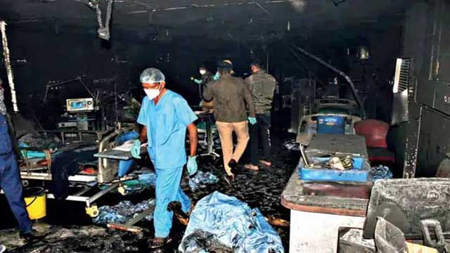 India hospital fire kills 16 Covid patients, 2 nurses