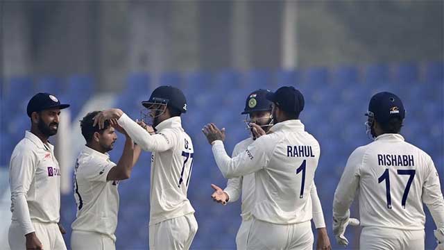 Tigers bundled out for 150, India bat again