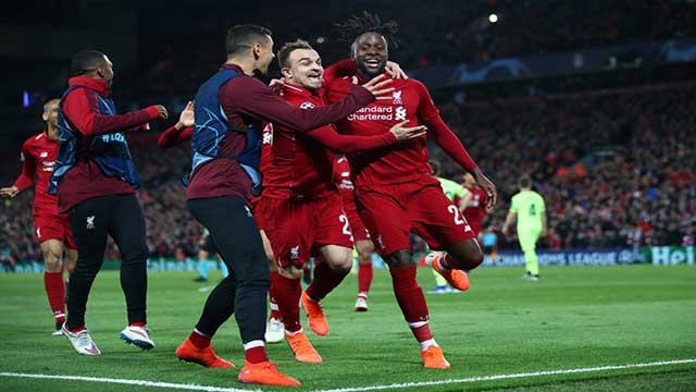 Liverpool in final after stunning Barca 4-0