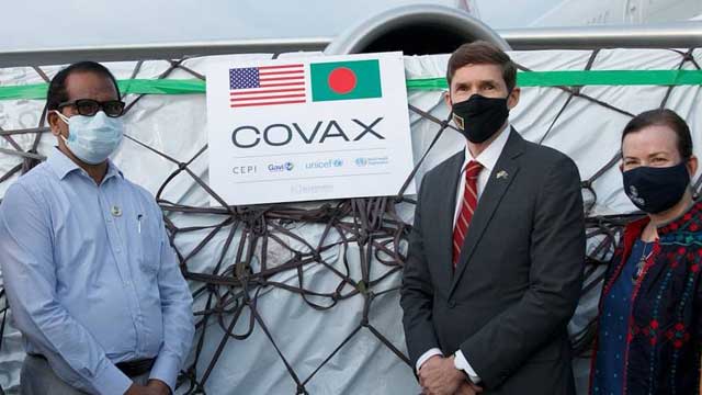 US assures Covid cooperation to continue as 1m doses of Pfizer’s vaccine received