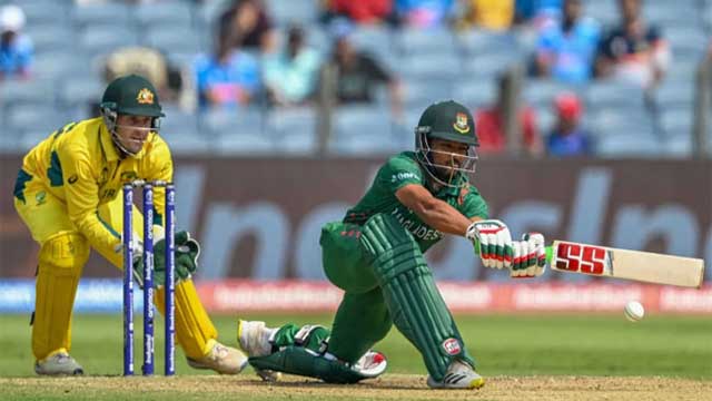 Hridoy takes Bangladesh to 306-8 against Australia