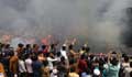 Bangabazar Market fire under control