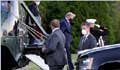 Trump, stricken by COVID-19, flown to military hospital