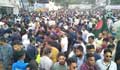 BNP activists thronging Sylhet rally venue