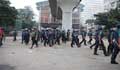 Police disperse Jamaat men firing tear gas, sound grenade in BSMMU