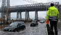 New York flooded by heavy rains, subway partly paralysed