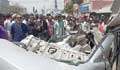 Bus-private car collision leaves three dead in Bogura