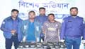Two transport workers held with 1.6 lakh yaba pills, firearm in Ctg