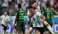 Argentina avoids heartbreak, strikes late to beat Nigeria