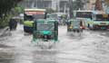 Seasonal rainfall causes waterlogging in Dhaka again