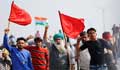 Indian farmers block highway outside Delhi to mark 100th day of protest