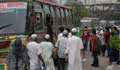 Long queues, public suffering as buses start operating at 50% occupancy