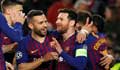 Messi double sends Barca into quarter-finals