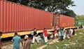 Freight train derails in Uttara, operation of 5 Dhaka-bound trains disrupted