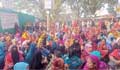 RMG workers stage demo on Dhaka-Aricha highway for salary and Eid bonus