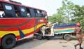 13 killed in bus-pickup collision in Faridpur
