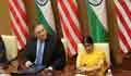 Pompeo meets Indian Foreign Minister Swaraj