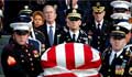 George HW Bush funeral: World figures pay respect
