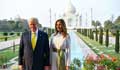 Trump visits India's 'monument of love'