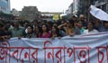 Celebrities join students' safe road demo in Uttara