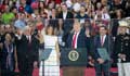 'Great country!' Trump flaunts US military might at jingoistic jamboree