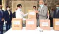 Envoys of Muslim countries donate basic food items for poor