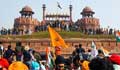 Indian farmers breach Delhi's Red Fort in huge protest