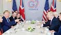 Trump backs Johnson, sends mixed signals on China at G7