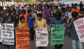 Hunger strikers rally on DU campus