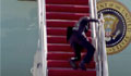 President Biden slips three times in Air Force One fall