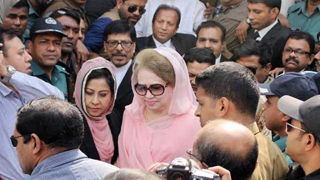 Khaleda Zia at court