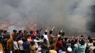 Bangabazar Market fire under control