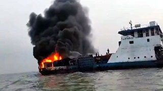At least nine vehicles burnt in ferry fire