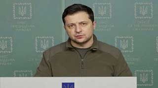 Zelensky denounces NATO for ruling out Ukraine no-fly zone