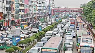 Tailback of Dhaka-Mymensingh highway extends to Banani