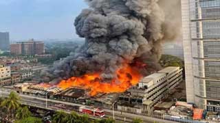 Bangabazar Market fire: 5 fall sick from inhaling smoke