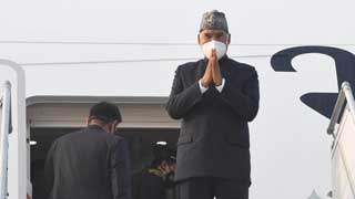 Indian president arrives in Dhaka
