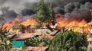 Fire in Ukhiya Rohingya camp again
